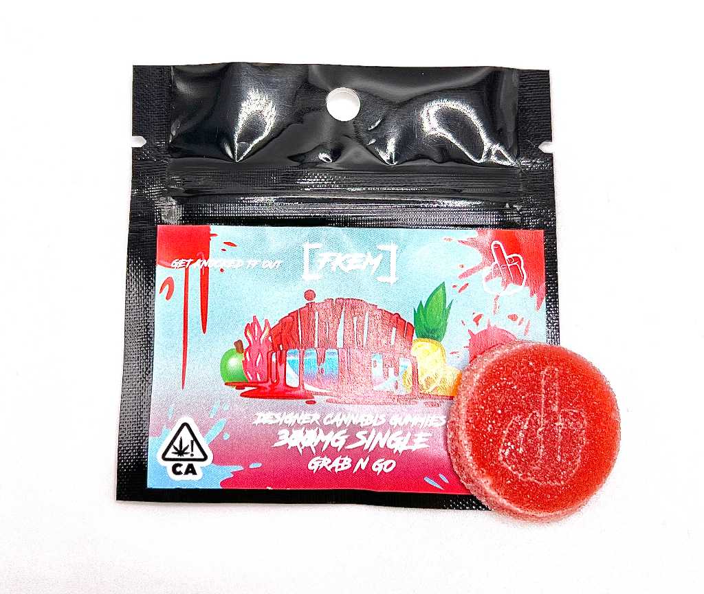 FKEM Fruit Punch 300mg Single Grab N Go Gummy
