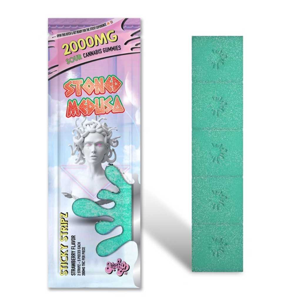 Sticky Stripz Stoned Medusa Gummies 2000mg