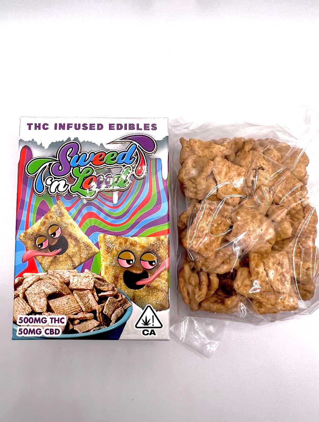 Sweed N Loud Cinnamon Toast Crunch Cereal Bars 500mg