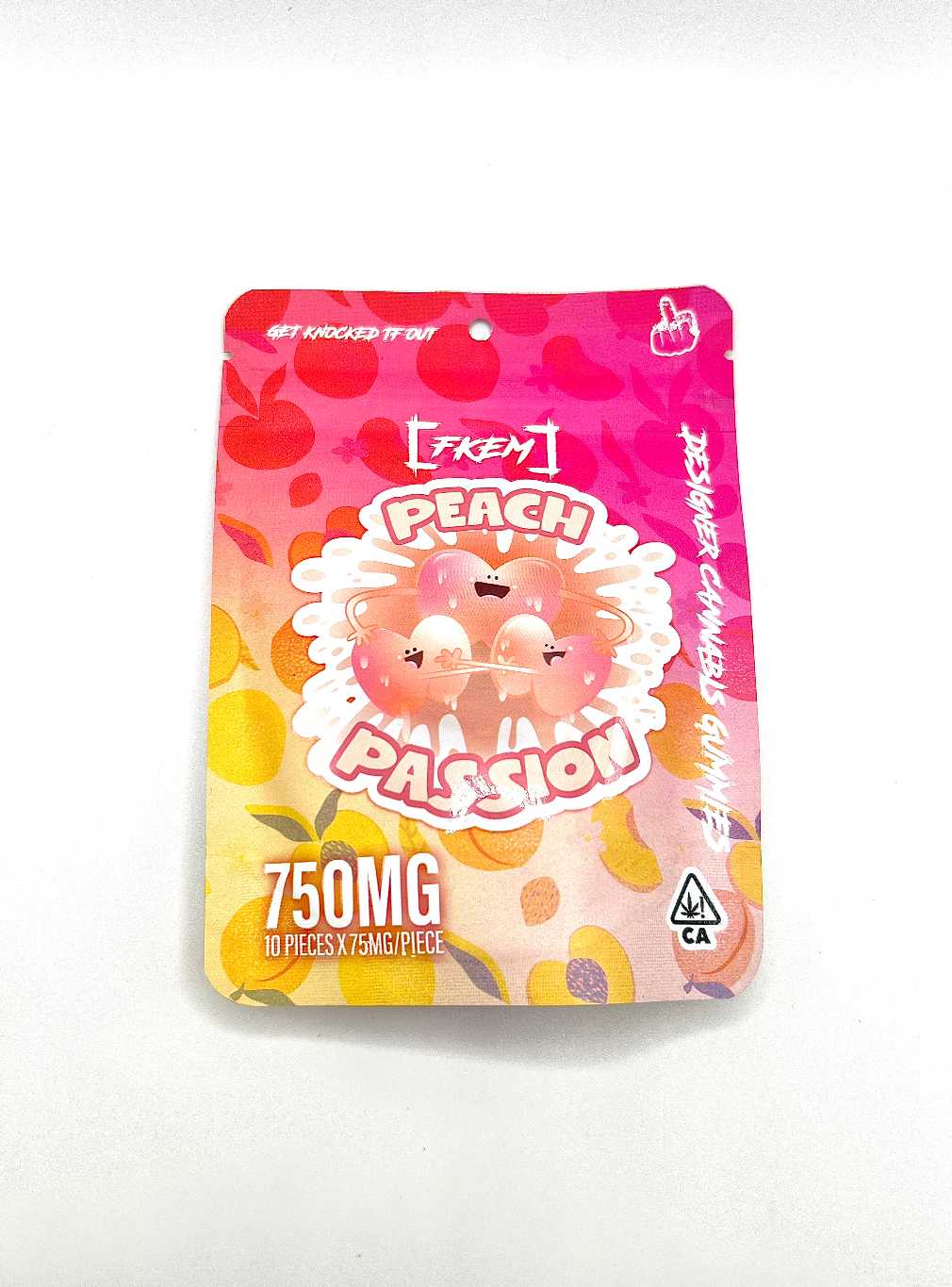 FKEM Peach Passion Gummies 750mg