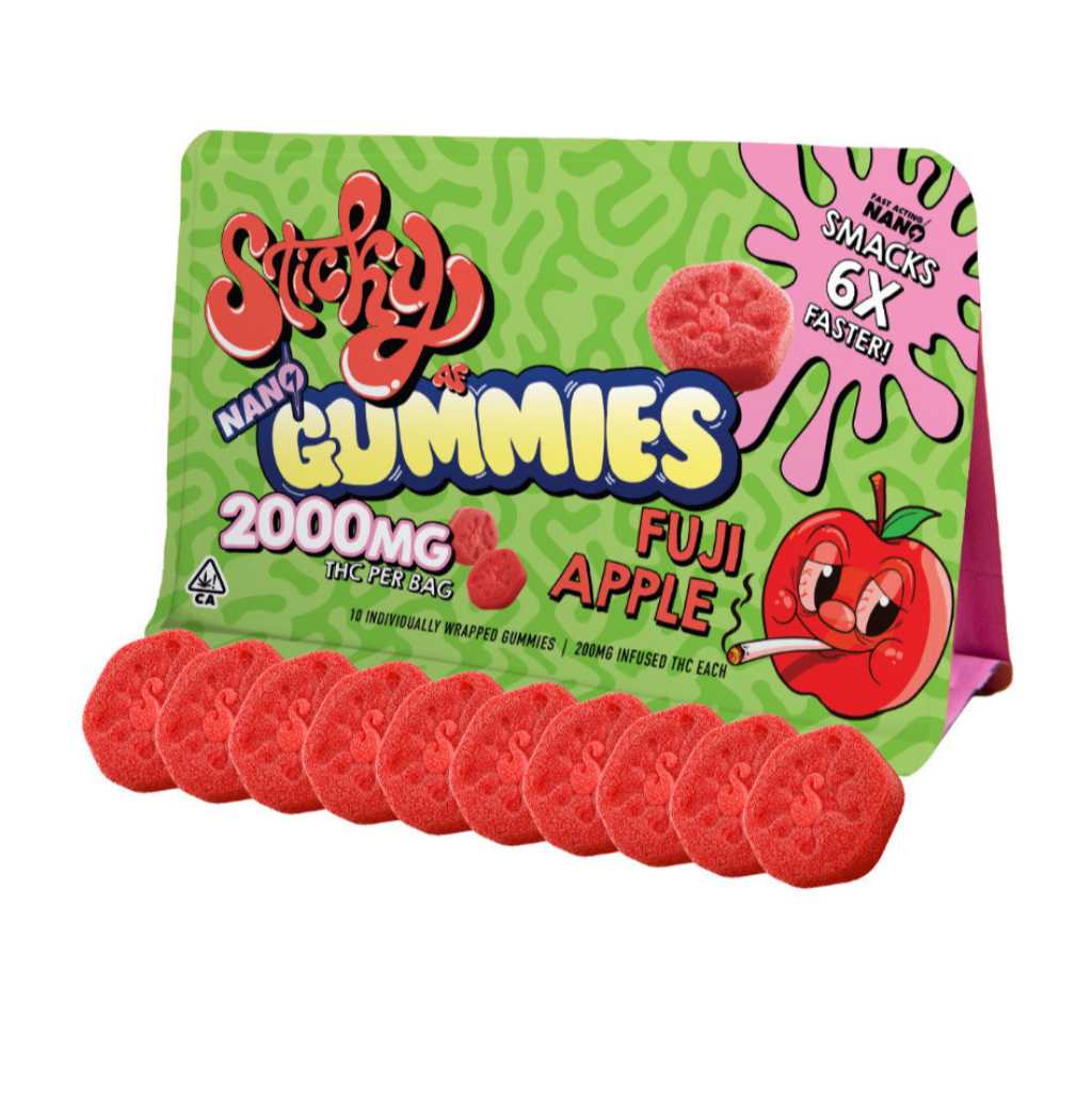 Sticky AF Fuji Apple Nano Gummies 2000mg