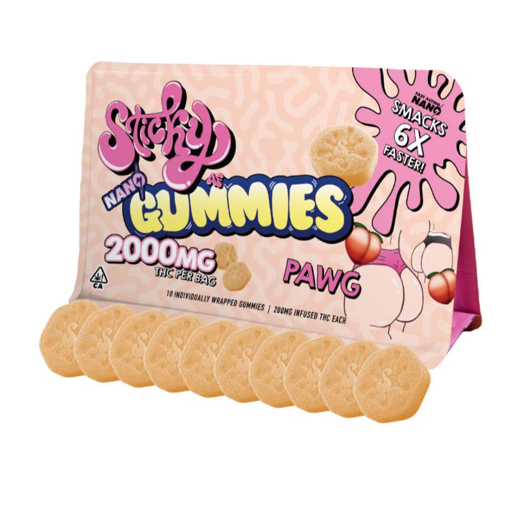 Sticky AF Pawg Nano Gummies 2000mg