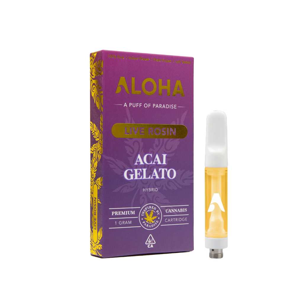 Aloha Acai Gelato Live Rosin (1g Hybrid)
