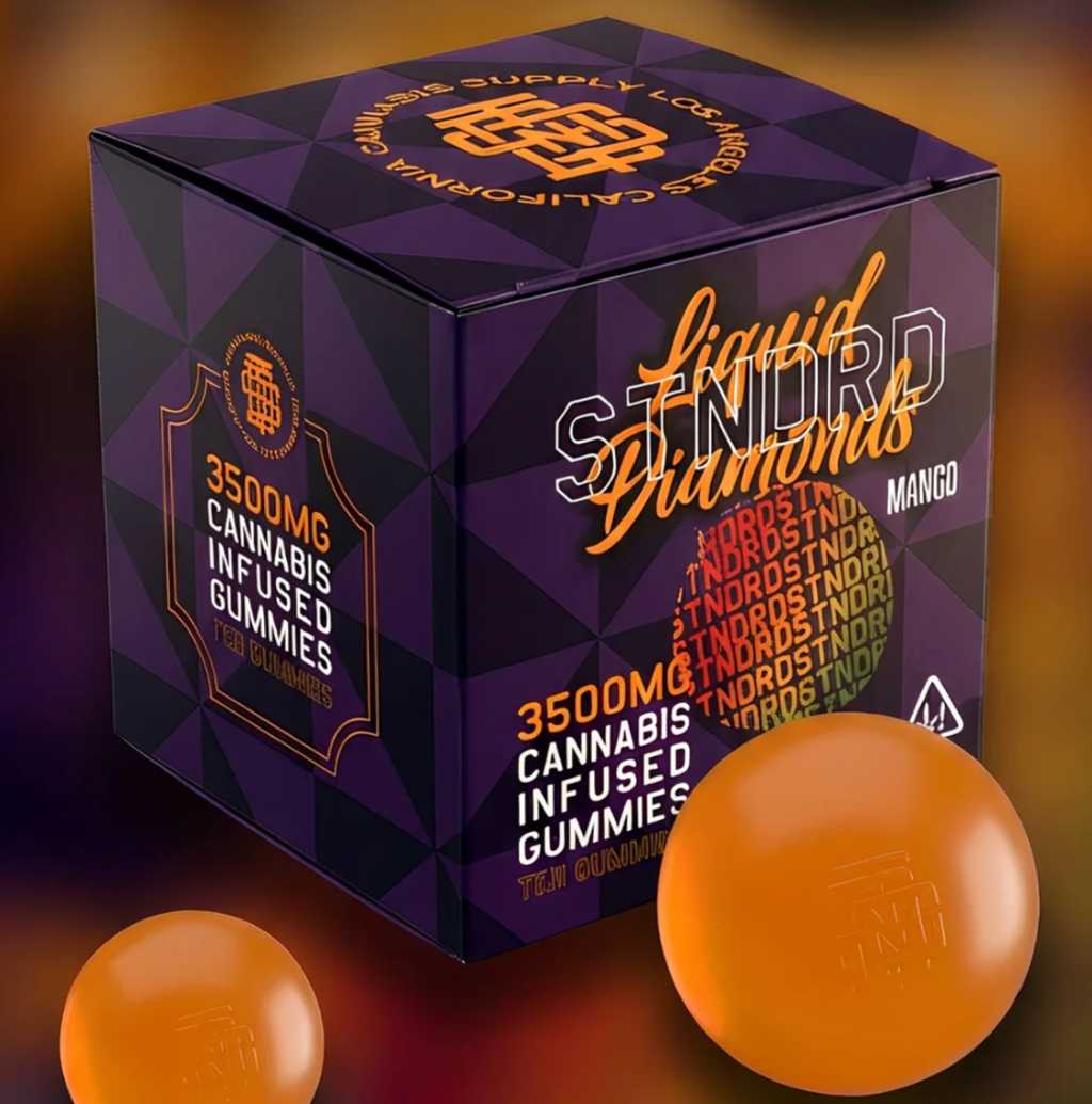 STNDRD Mango Liquid Diamond Gummies 3500mg